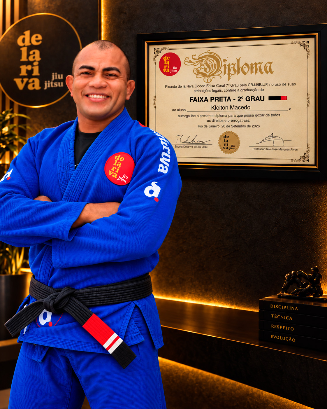 Kleyton Macedo, professor da Escola Delariva na Unidade de Cacia